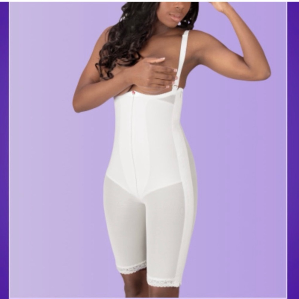 DESIGN VERONIQUE Full-Body 853 Zipper Compression Corset Post Surgical Shaper 3X